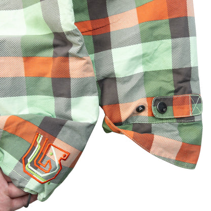 Vintage 2000s Burton City System Checkered Snowboarding Jacket Size XS