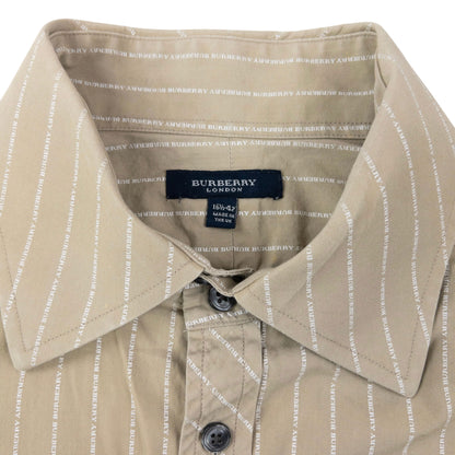 Vintage 2000s Burberry Monogram Long Sleeve Button Up Shirt Size L