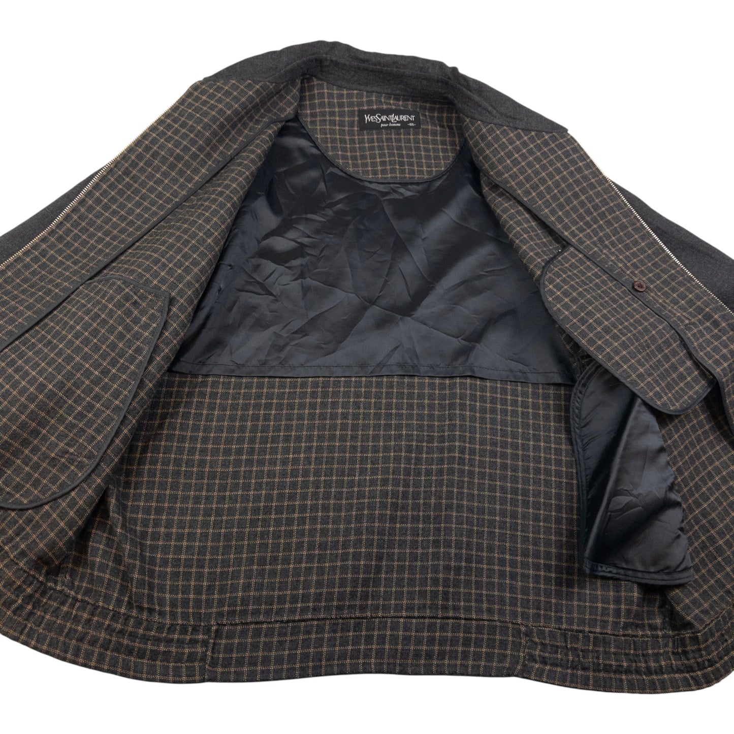 Vintage YSL Yves Saint Laurent Harrington Jacket Size L
