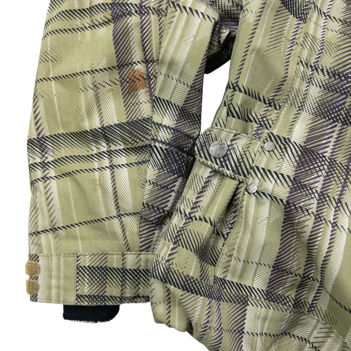 Vintage 2000s Oakley Pattern Zip Up Snowboarding Jacket Size XS