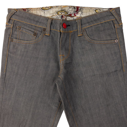 Vintage Evisu Double Gull Japanese Low Rise Denim Jeans Size W31