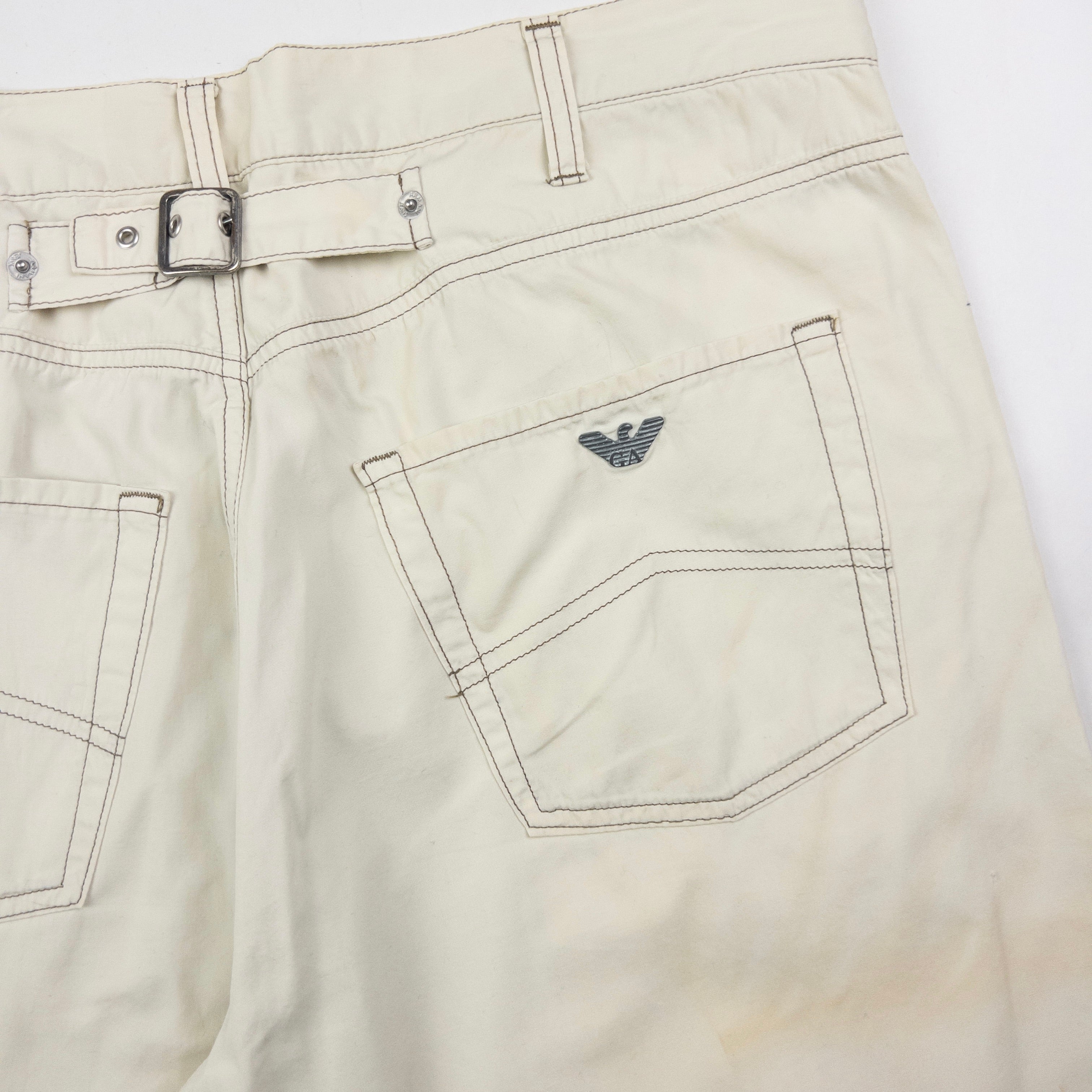 Vintage Armani Jeans Lightweight Trousers Size W37