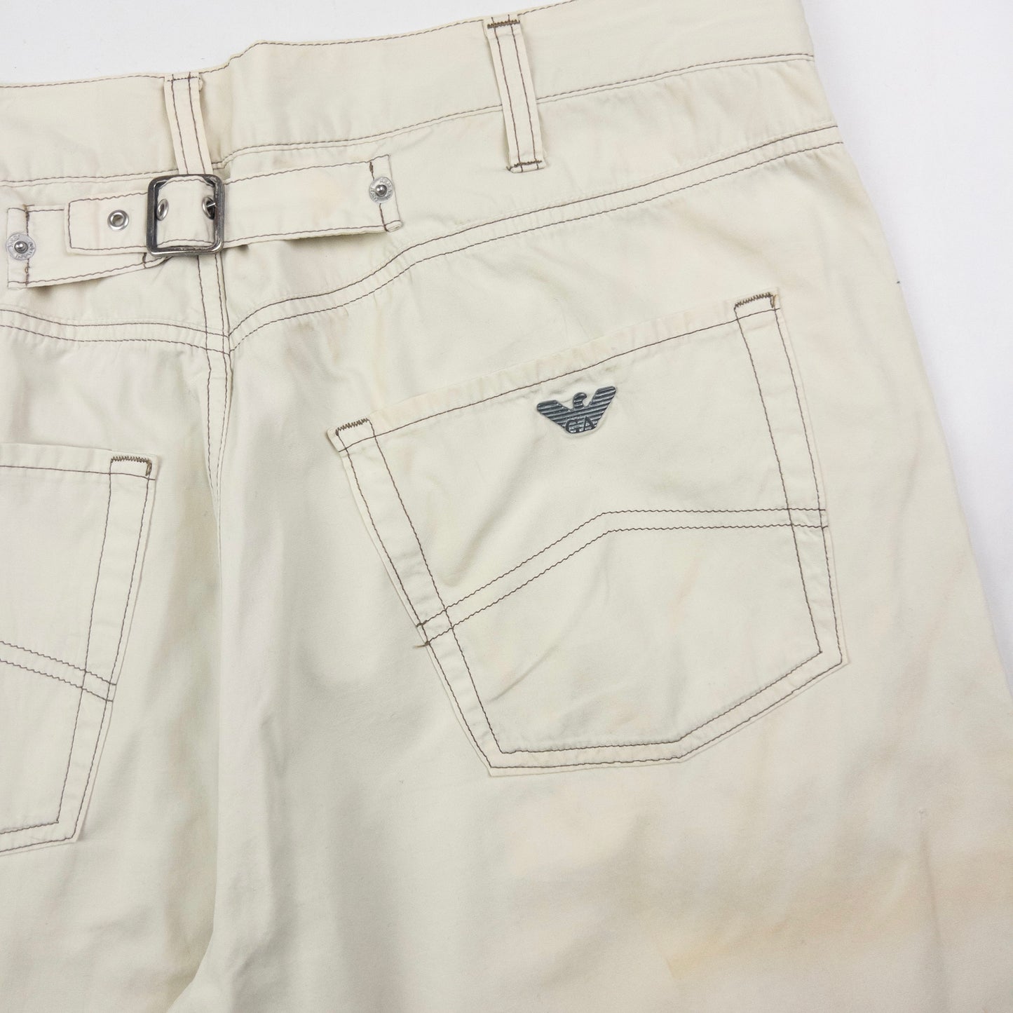 Vintage Armani Jeans Lightweight Trousers Size W37