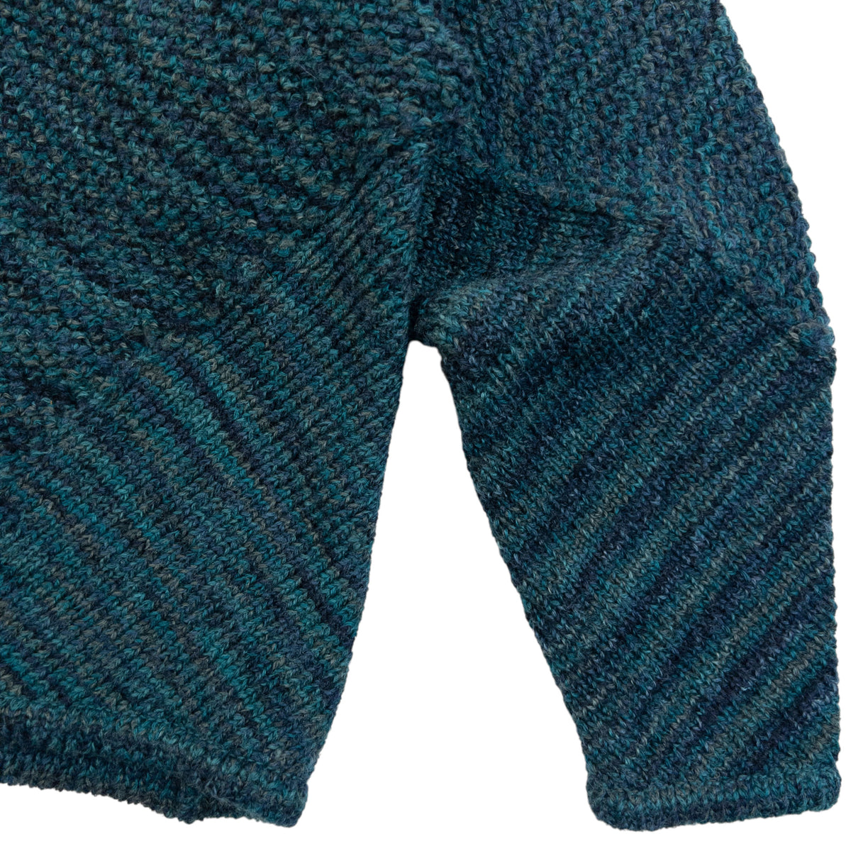 Vintage 80s Issey Miyake Wool Knit Jumper in blue, photo 5