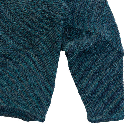 Vintage 80s Issey Miyake Wool Knit Jumper in blue, photo 5
