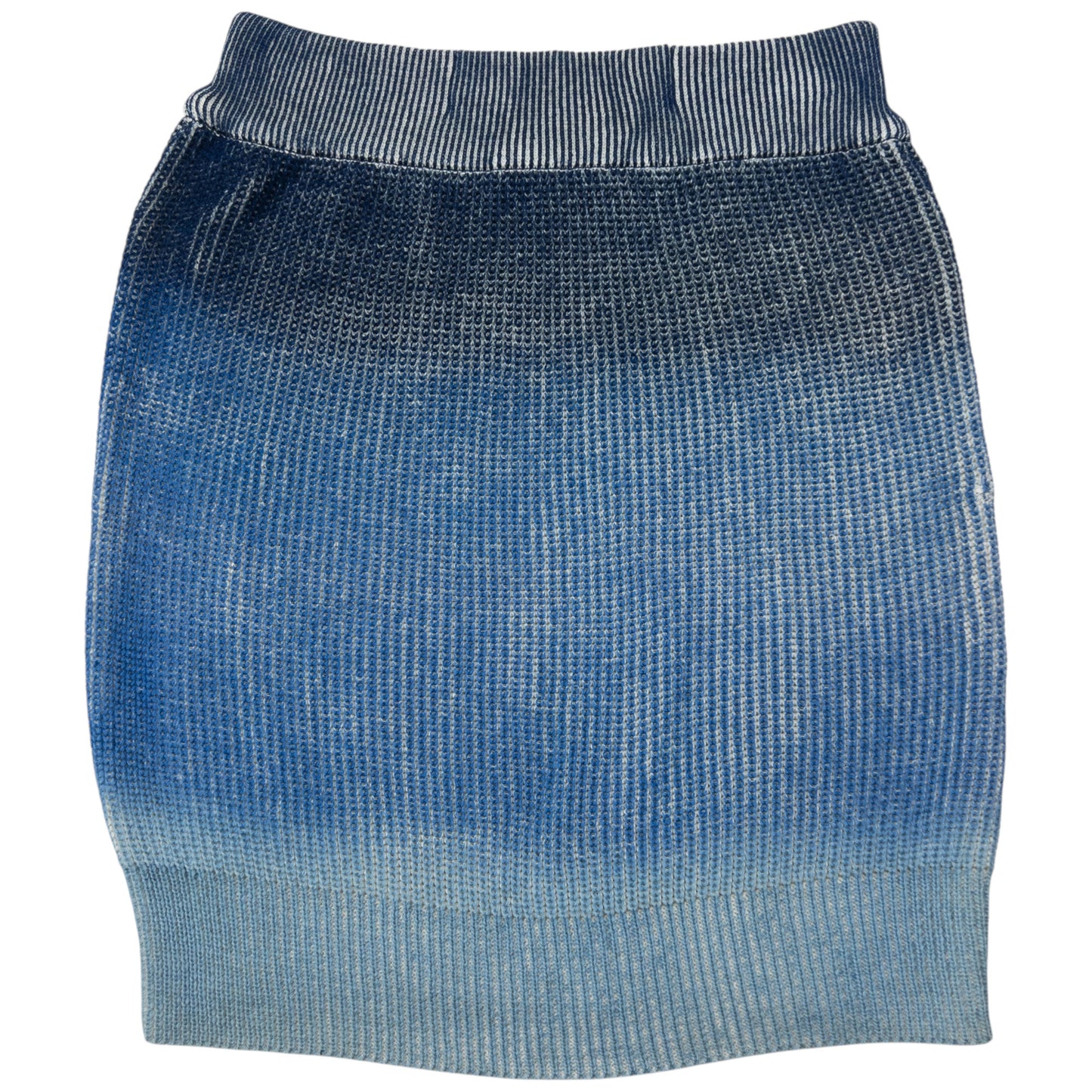 Vintage 80s Issey Miyake Gradient Knit Top & Skirt Set Womens Size M