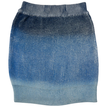 Vintage 80s Issey Miyake Gradient Knit Top & Skirt Set Womens Size M