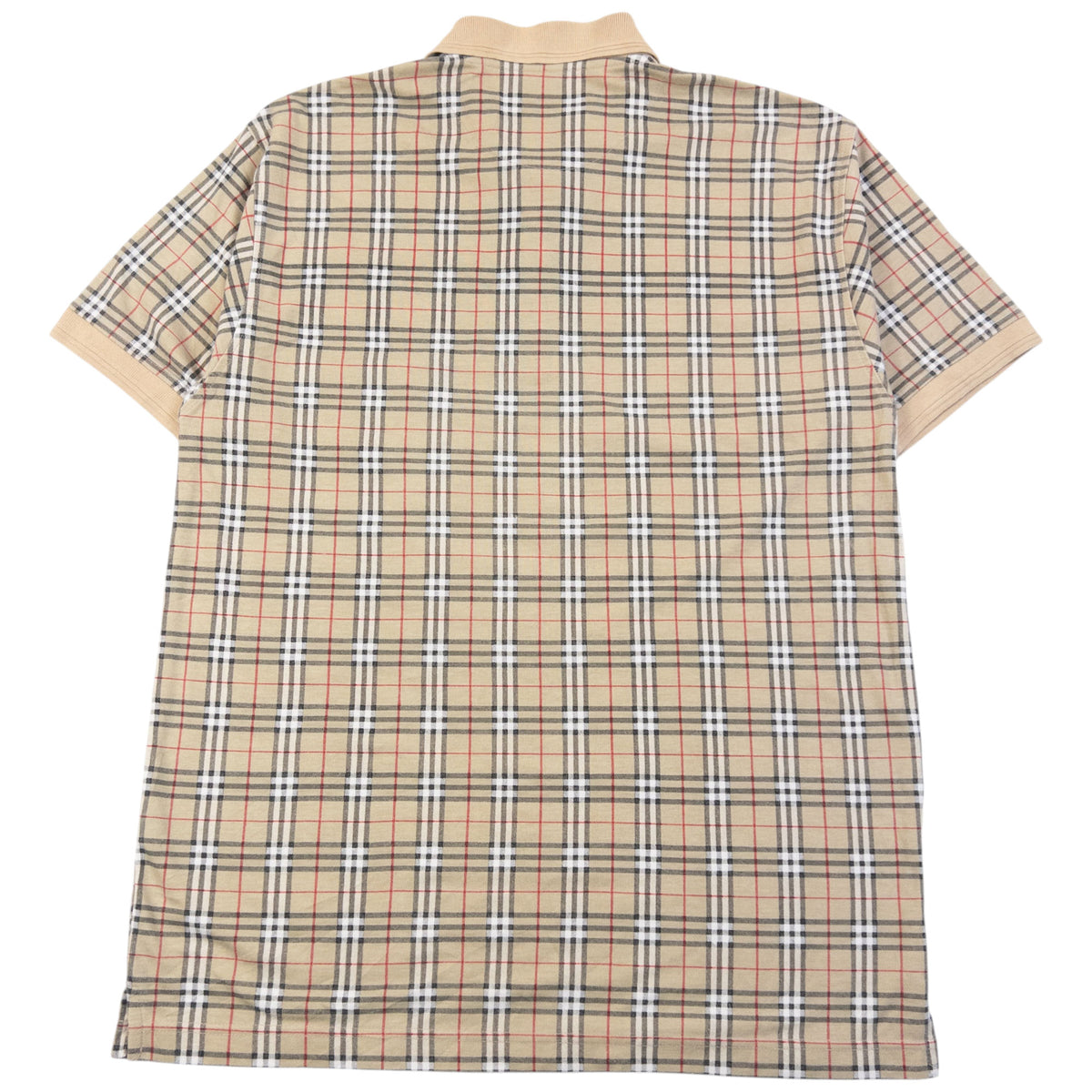 Vintage 90s Burberry Nova Check Polo Shirt Size M