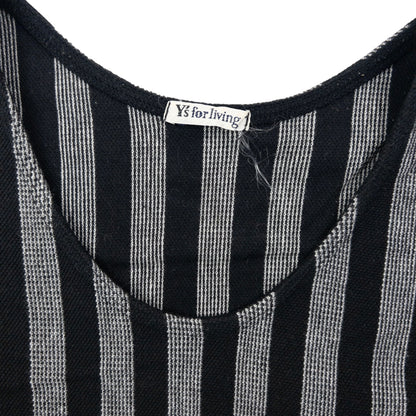 Vintage 90s Yohji Yamamoto Striped Maxi Dress Womens Size M
