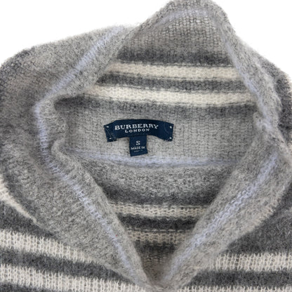 Vintage 2000s Burberry Striped Lightweight Cashmere Knit Jumper Womens Size S
