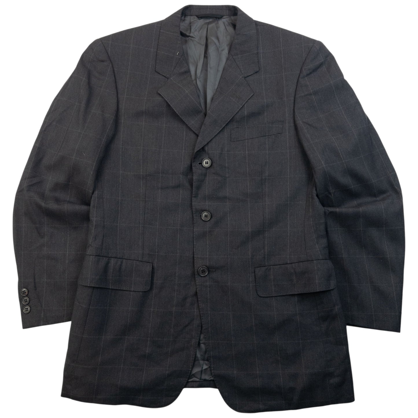 Vintage 90s Yohji Yamamoto D'Urban A.A.R Checkered Blazer Jacket Size M