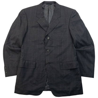 Vintage 90s Yohji Yamamoto D'Urban A.A.R Checkered Blazer Jacket Size M