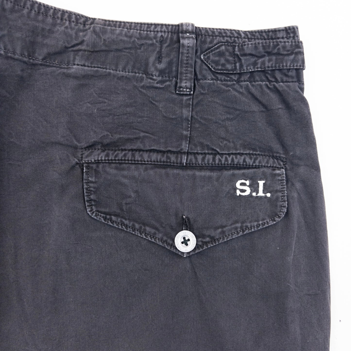 Vintage 2005 Stone Island Compact Trousers Size W30