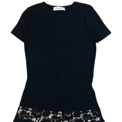 Vintage Valentino Lace Dress Womens Size S