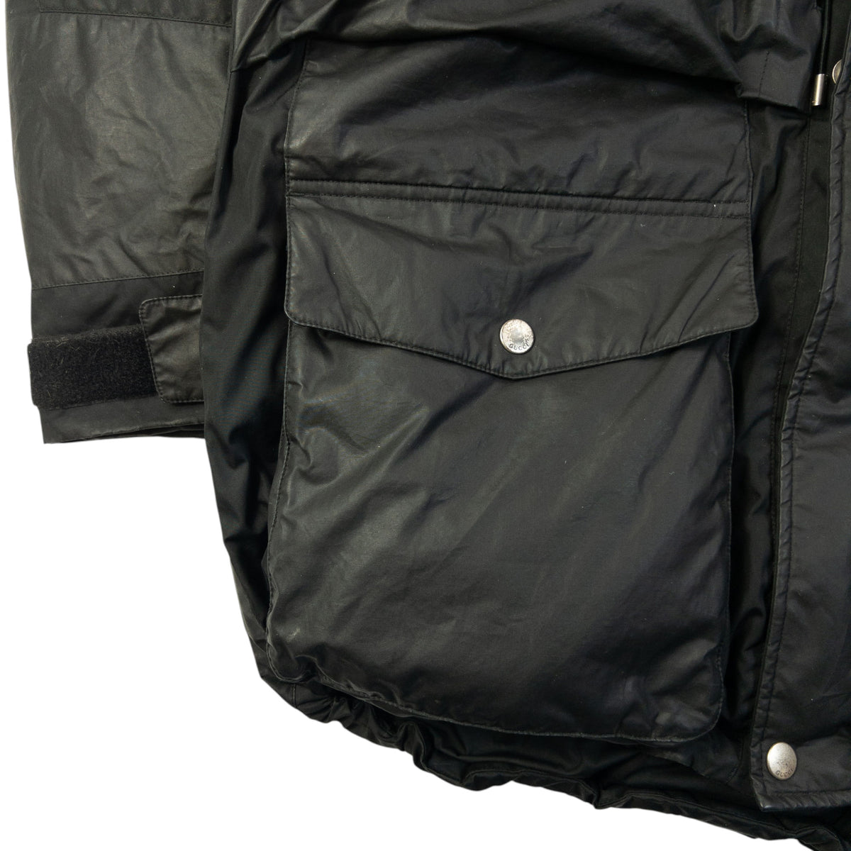 Vintage 2000s Gucci Zip Up Padded Jacket Size XXL