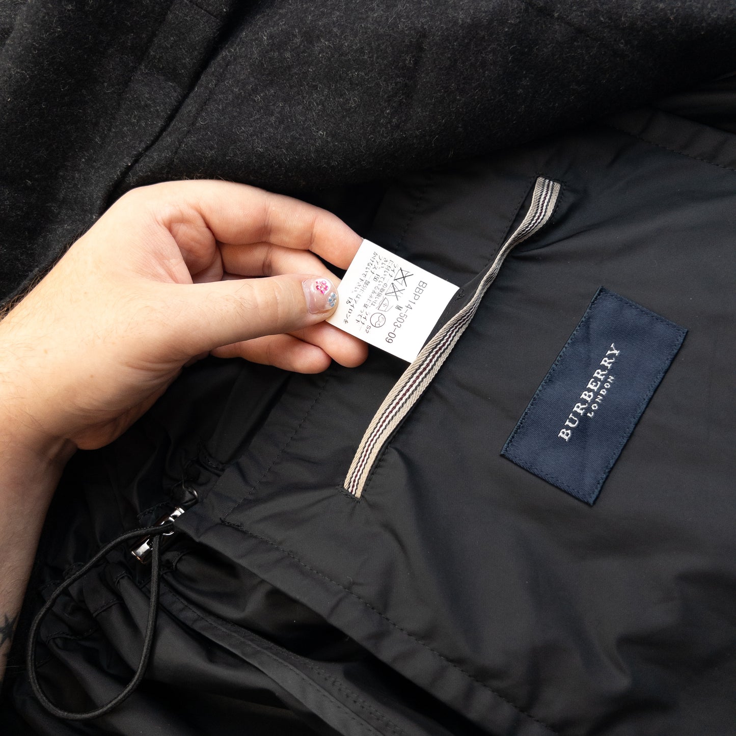 Vintage 2000s Burberry Zip Up Jacket Size S