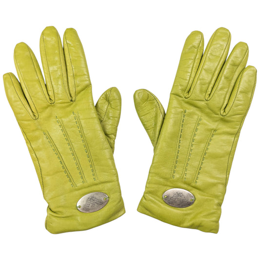 Vintage Giorgio Armani Leather Gloves Womens Size S