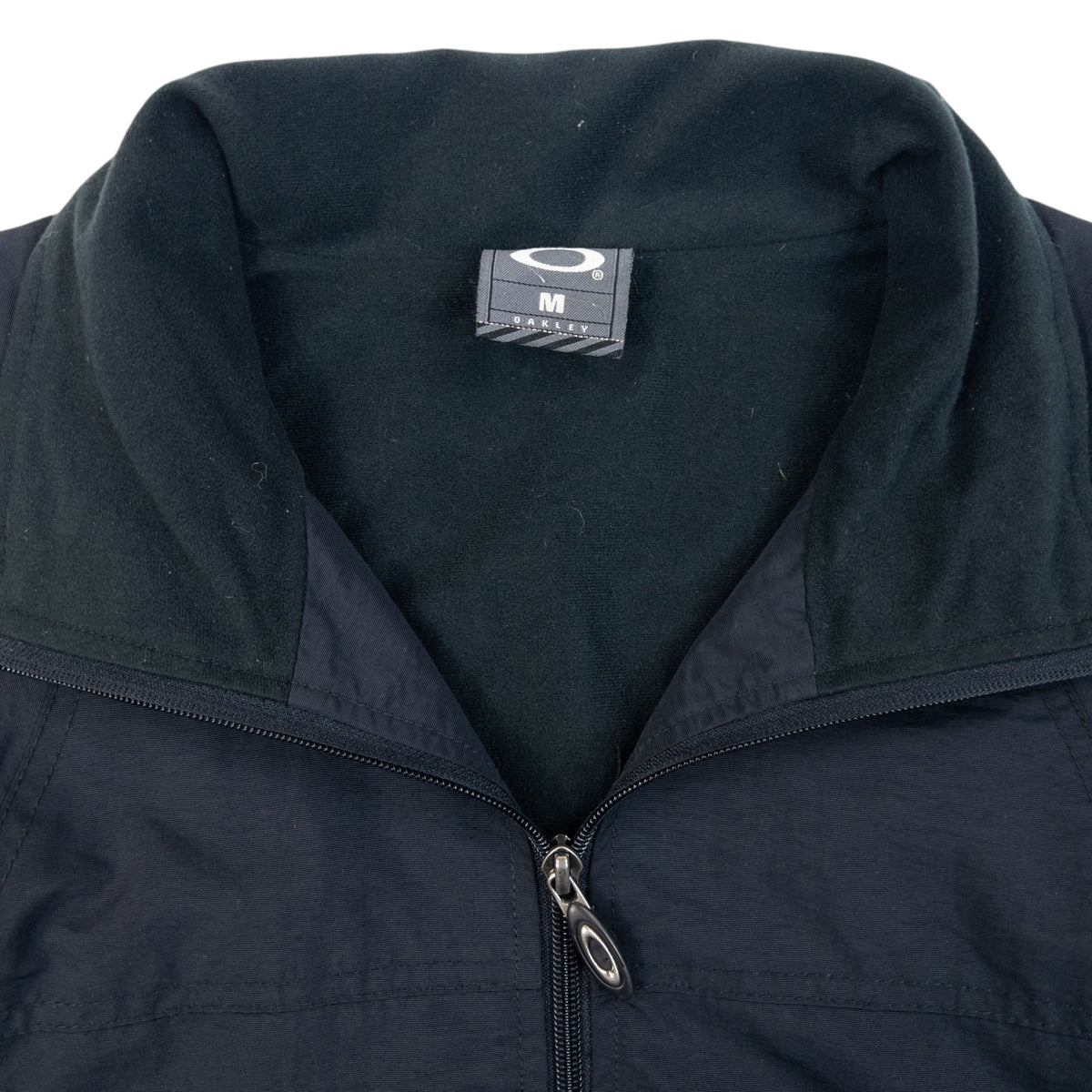 Vintage 2000s Oakley Fleece Lined Jacket in navy, photo 3