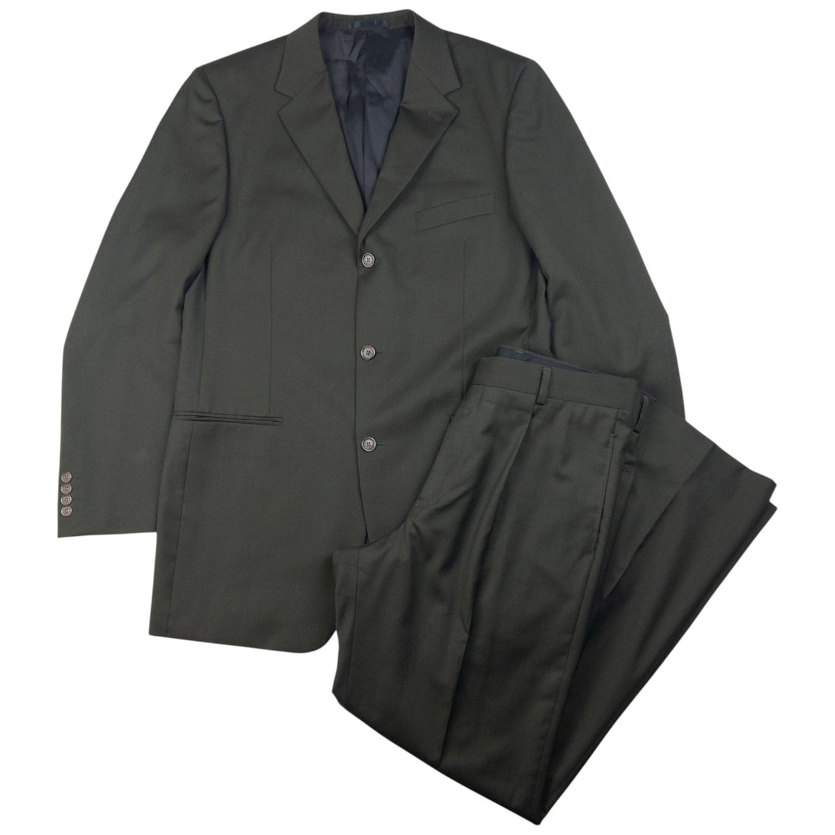 Vintage YSL Yves Saint Laurent Jacket & Trousers Suit Set Size XL