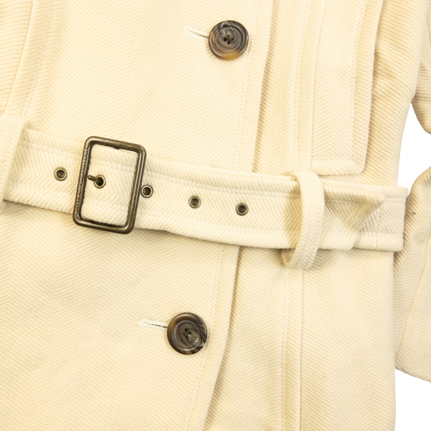 Vintage 2000s Burberry Blue Label Nova Check Lined Belt Waist Jacket Womens Size S