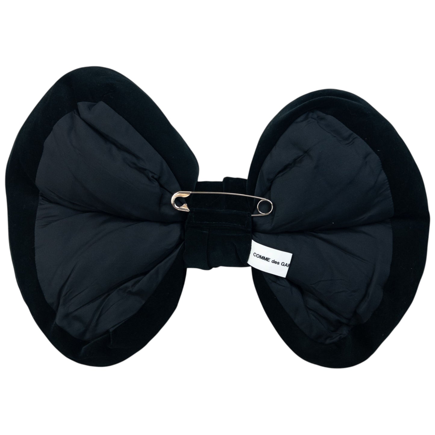 Vintage Comme Des Garçons Velour Oversized Bow Pin