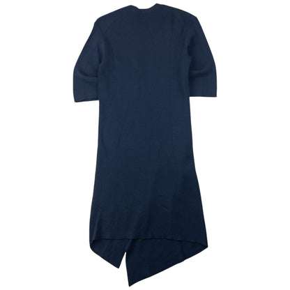 Balenciaga Paris Asymmetric Wool Dress Womens Size S