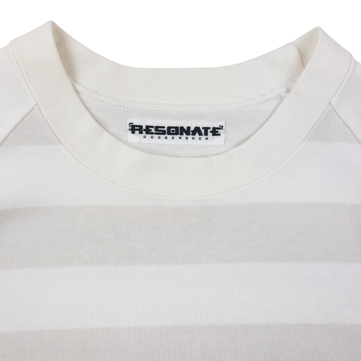 Vintage 90s Good Enough RESONATE Striped Long Sleeve T Shirt Size M