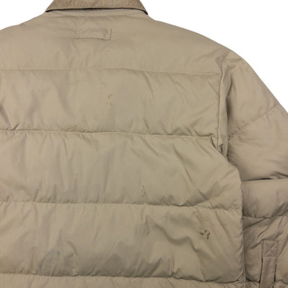 Vintage Armani Jeans Button Up Puffer Jacket Size L