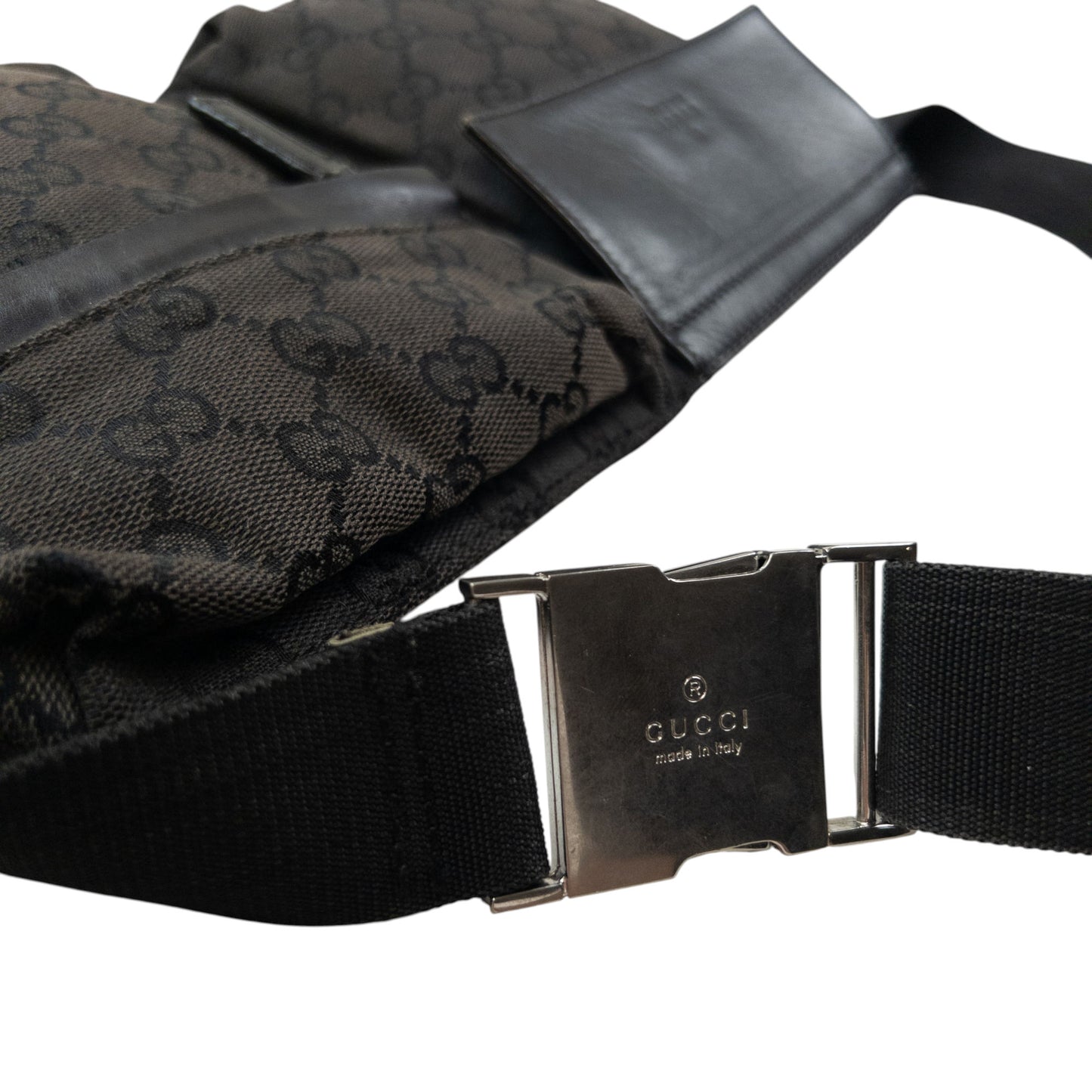 Vintage 2000s Gucci Monogram Crossbody Bag