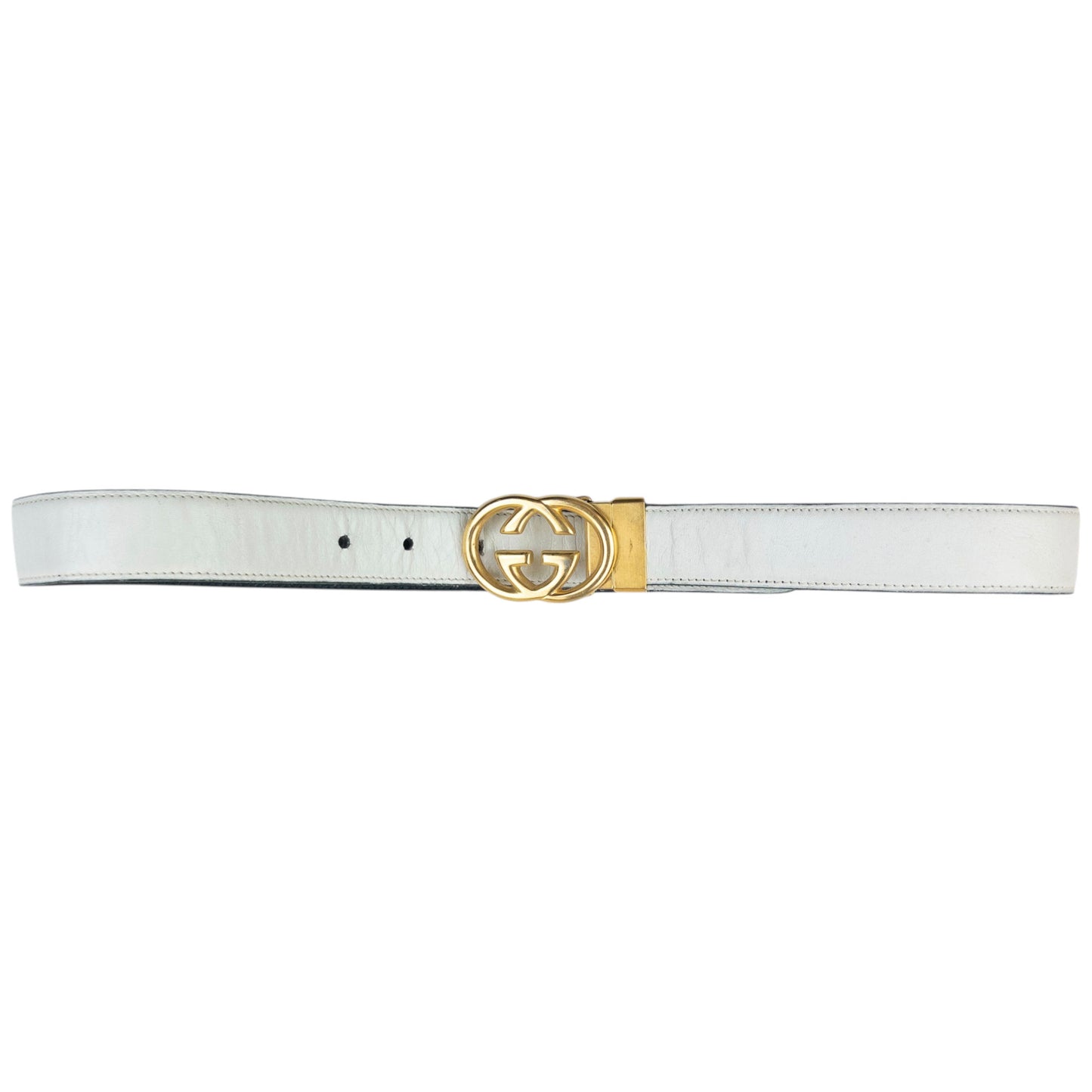 Vintage 80s Gucci Leather Belt Size W28