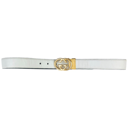 Vintage 80s Gucci Leather Belt Size W28