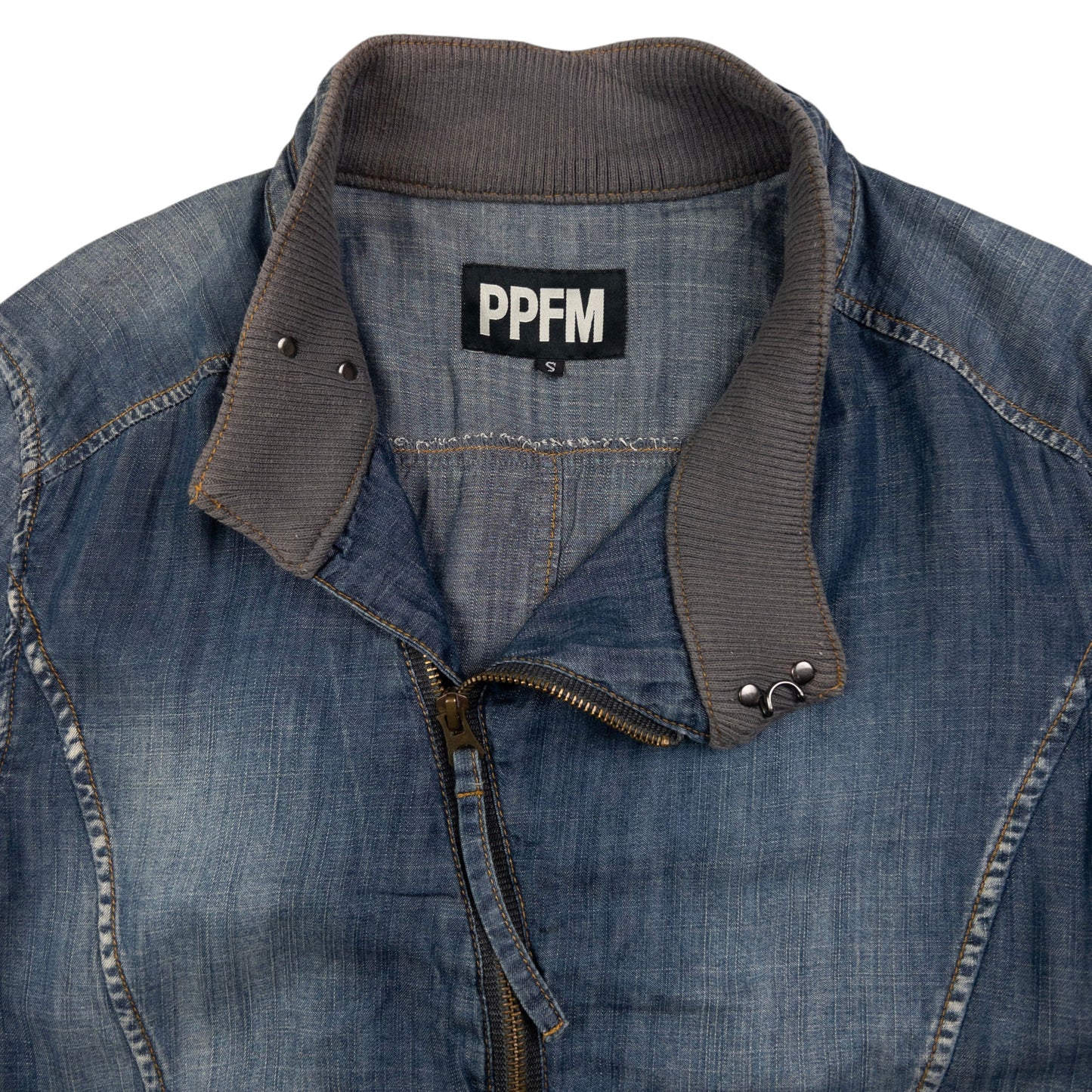 Vintage PPFM Lightweight Denim Jacket Womens Size S