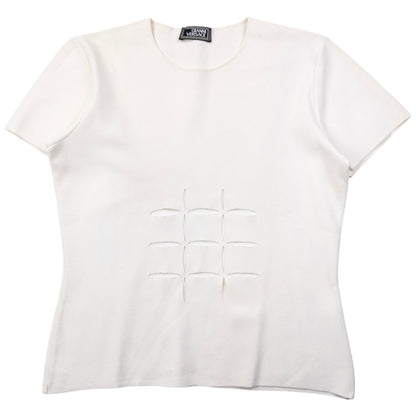 Vintage Gianni Versace Cut-Out T Shirt Womens Size M