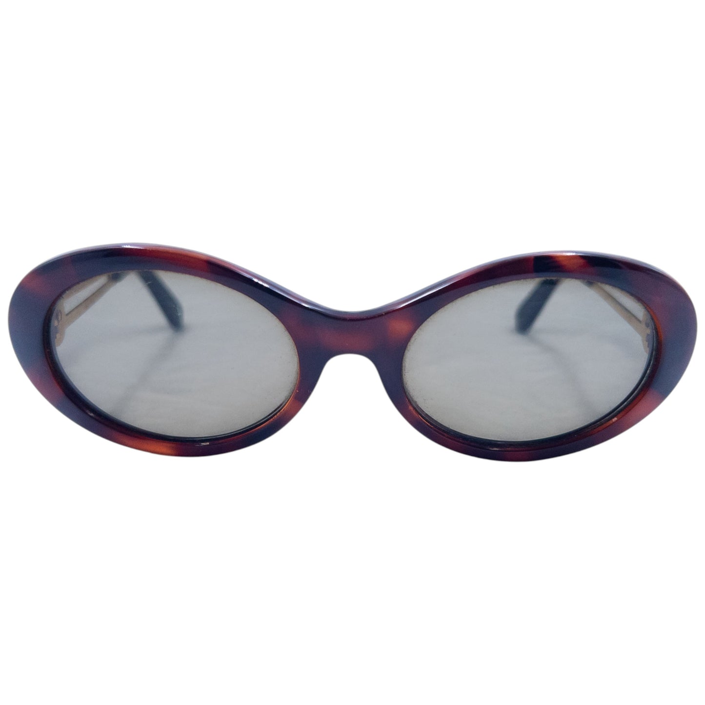 Vintage 1996 Versace Tortoise Shell Medusa Sunglasses