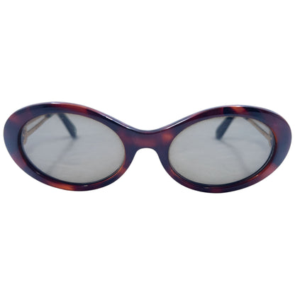 Vintage 1996 Versace Tortoise Shell Medusa Sunglasses