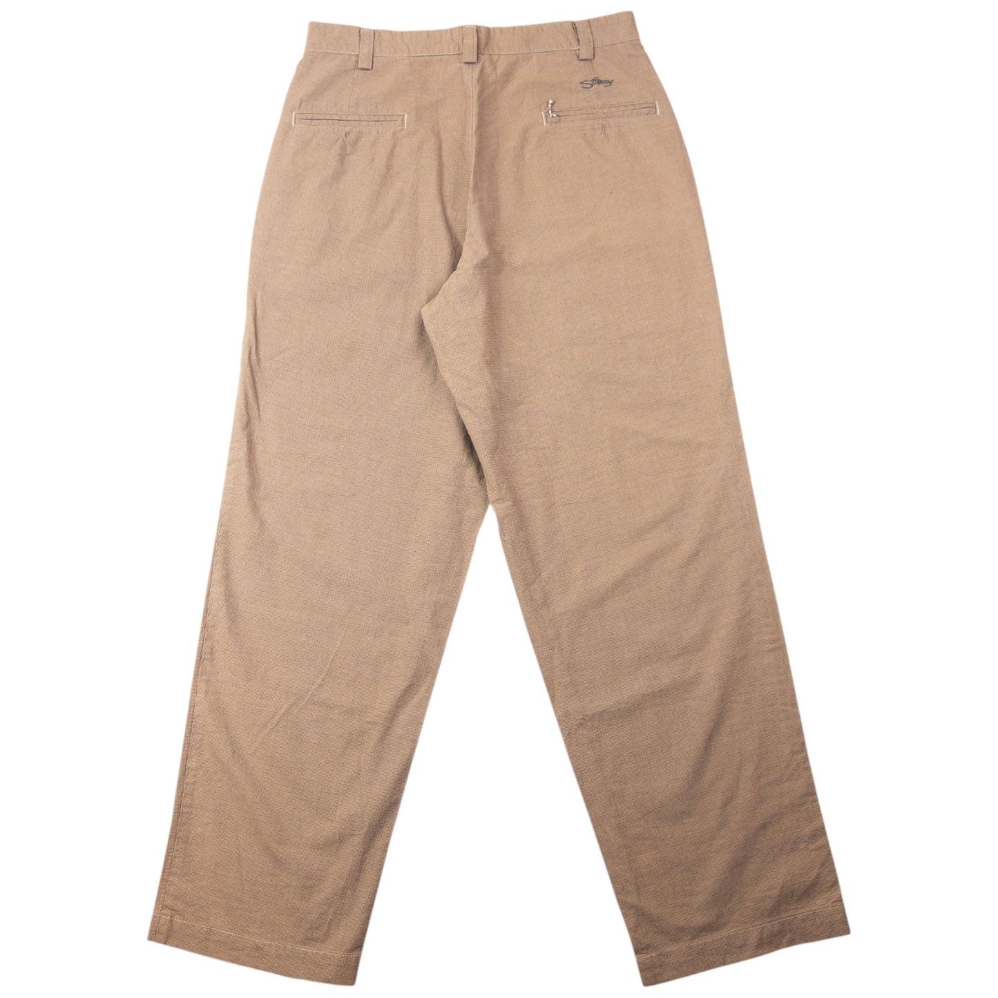 Vintage 2000s Stussy High Waisted Pattern Trousers Size W29