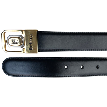Vintage 90s Burberry Leather Belt Size L