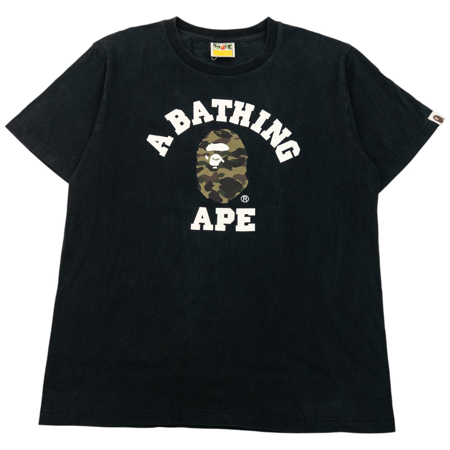 Vintage 2000s Bape Camo Logo Graphic T Shirt Size M