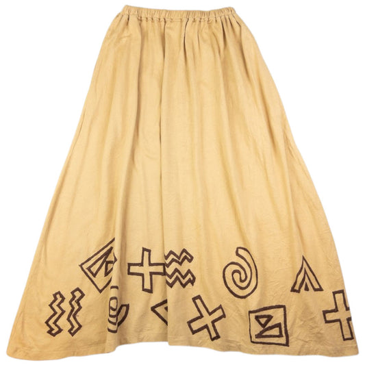Vintage Hai Sporting Gear By Issey Miyake Embroidered Skirt Womens Size W30