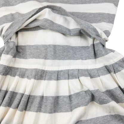 Vintage 80s Issey Miyake I.S. Striped Tie-Back Dress Womens Size L