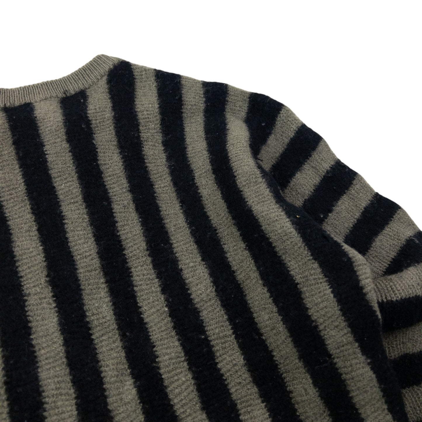 Vintage 80s Issey Miyake Striped Wool Jumper Womens Size S