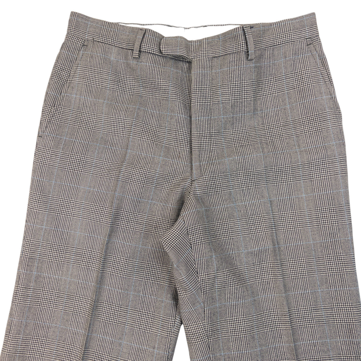 Vintage 90s Burberry Checkered Wool Jacket & Trousers Suit Set Size M