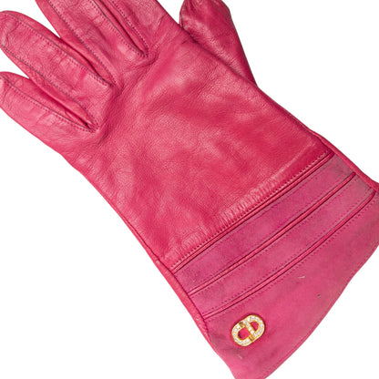 Vintage Dior Leather Gloves