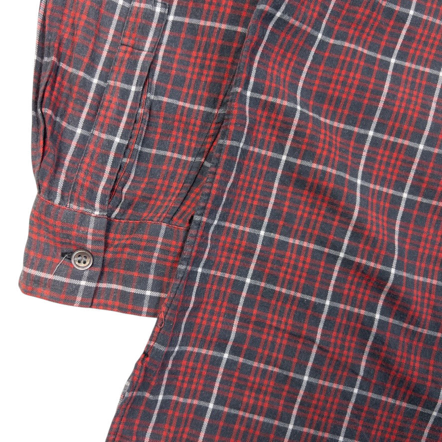 Vintage 2000s Issey Miyake Checkered Long Sleeve Button Up Shirt (cotton), photo 5