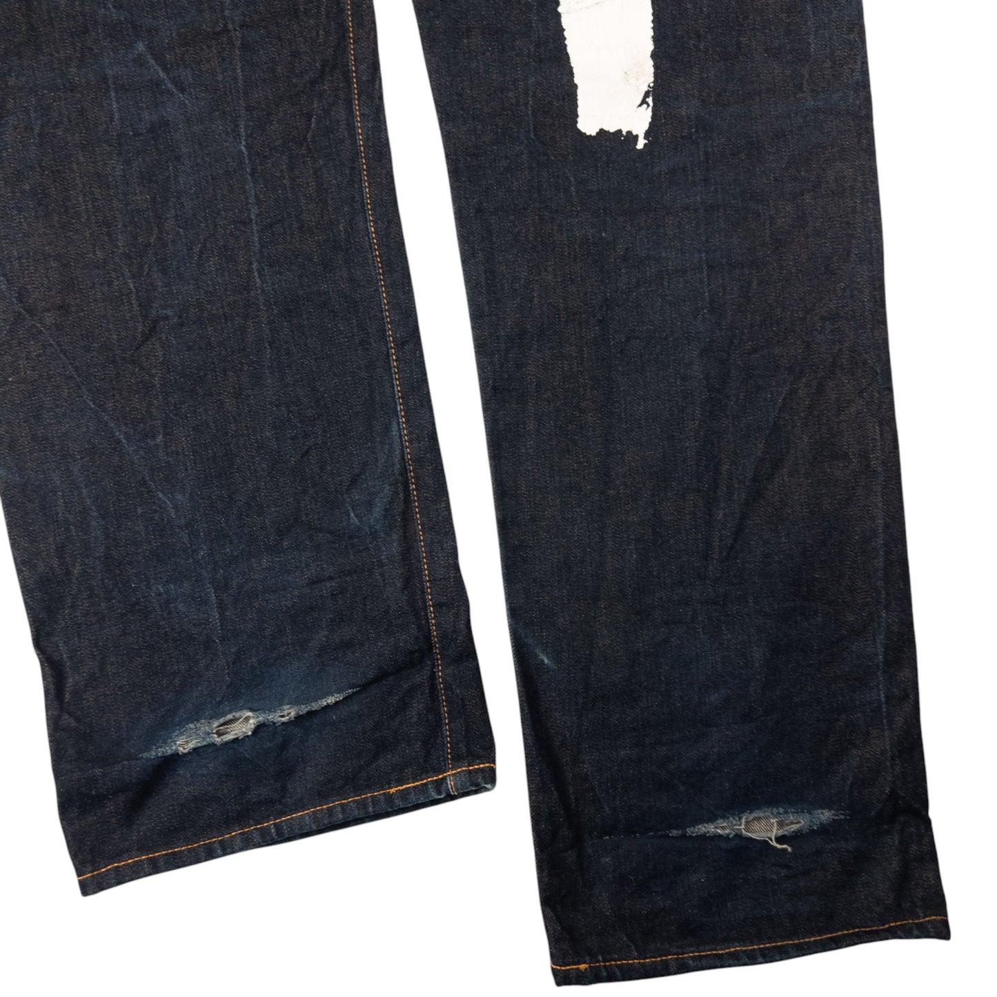 Vintage Evisu Painted Daicock Japanese Denim Jeans Size W36