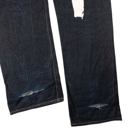 Vintage Evisu Painted Daicock Japanese Denim Jeans Size W36