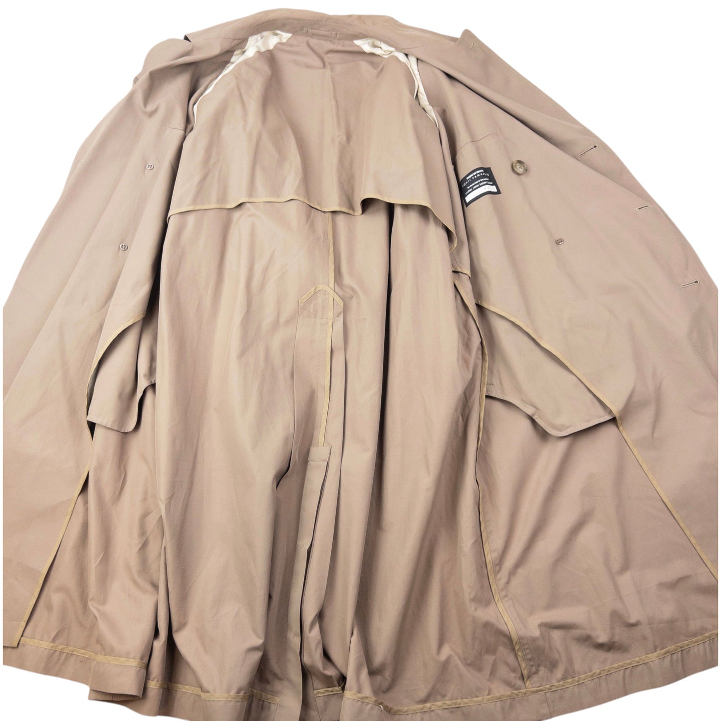 Vintage 2000s Yohji Yamamoto Central Japan Railway Belt Waist Trench Jacket Size L