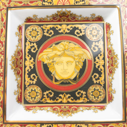 Vintage 2000s Versace Rosenthal Medusa Pattern Ash Tray