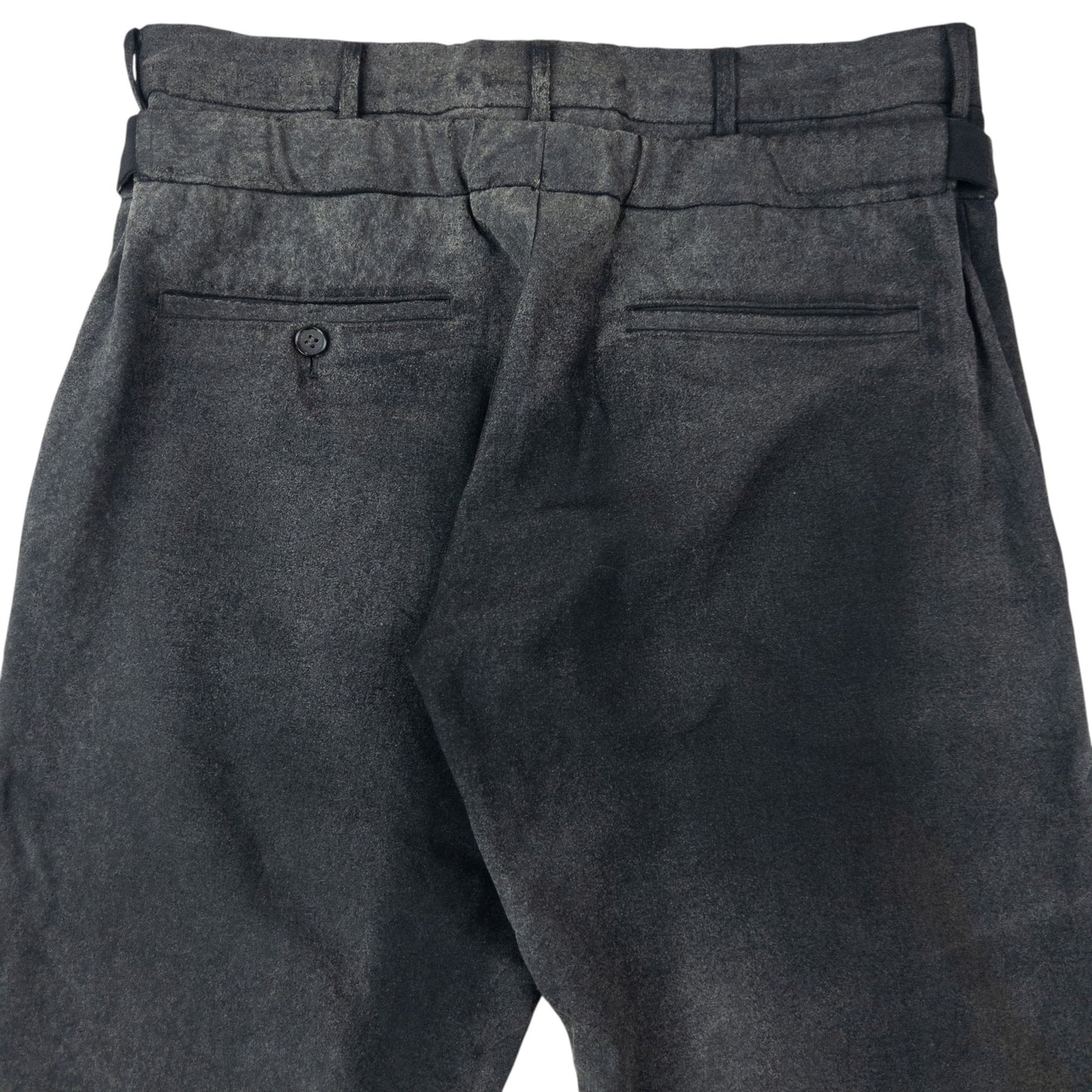 Vintage 2000s Comme Des Garçons HOMME Plus Double Waist Trousers Size W31