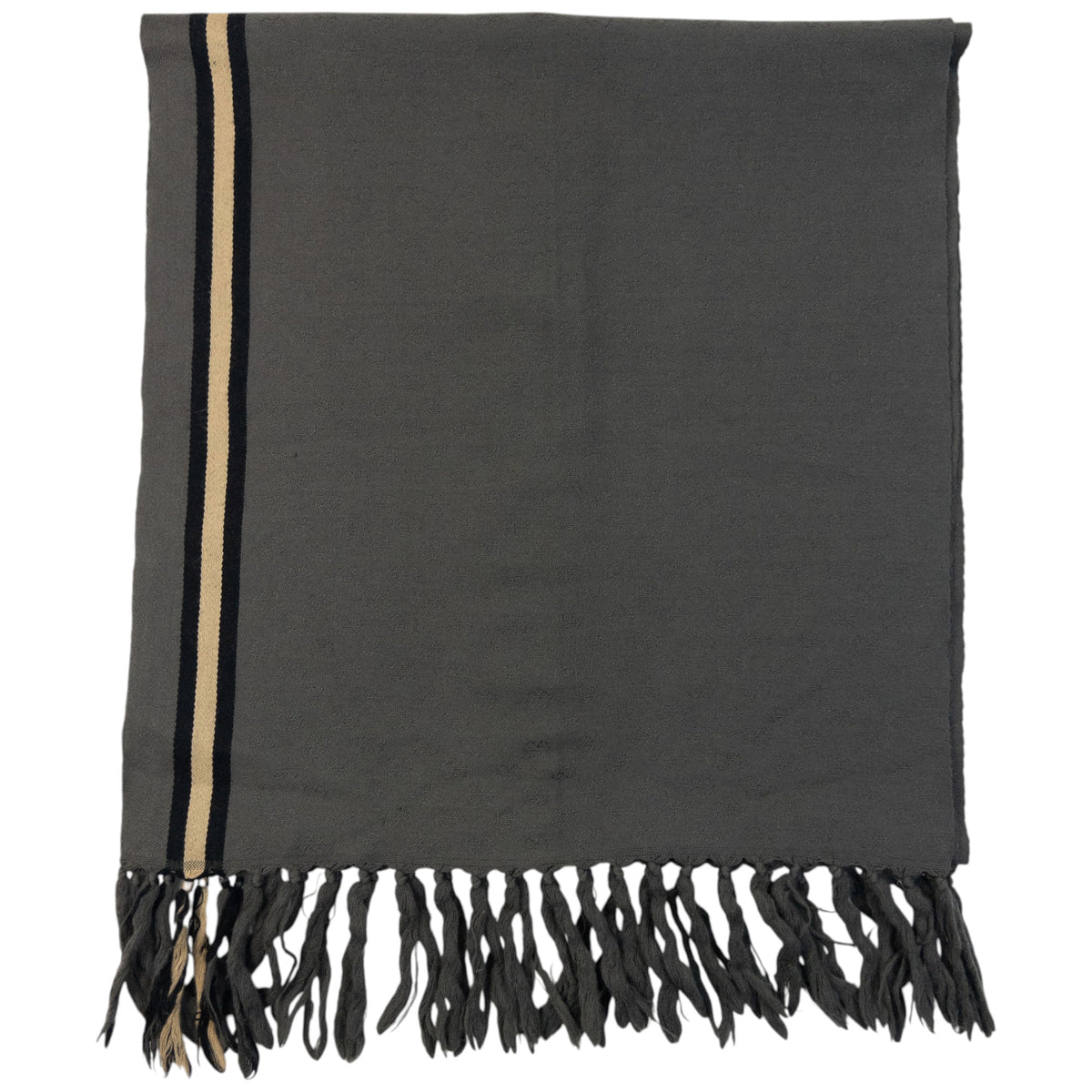 Vintage 2000s Gucci Monogram Wool Tassel Scarf